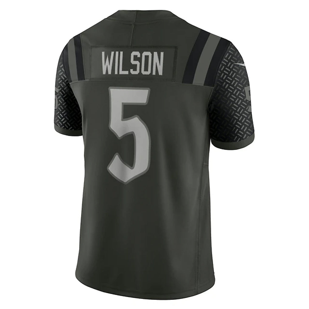 Fenge NY.Jets #5 Garrett Wilson Player Gotham Green Vapor F.U.S.E. Limited Stitched Jerseys