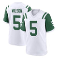 Fenge NY.Jets #5 Garrett Wilson Player White Classic Home Game Stitched Jerseys