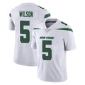 Fenge NY.Jets #5 Garrett Wilson Player White Spotlight Limited Vapor Home Game Stitched Jerseys