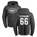 Fenge NY.Jets #66 Joe Tippmann Player Gray Pullover Hoodies Limited Game Stitched Jerseys