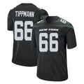 Fenge NY.Jets #66 Joe Tippmann Player Stealth Black Home Game Stitched Jerseys