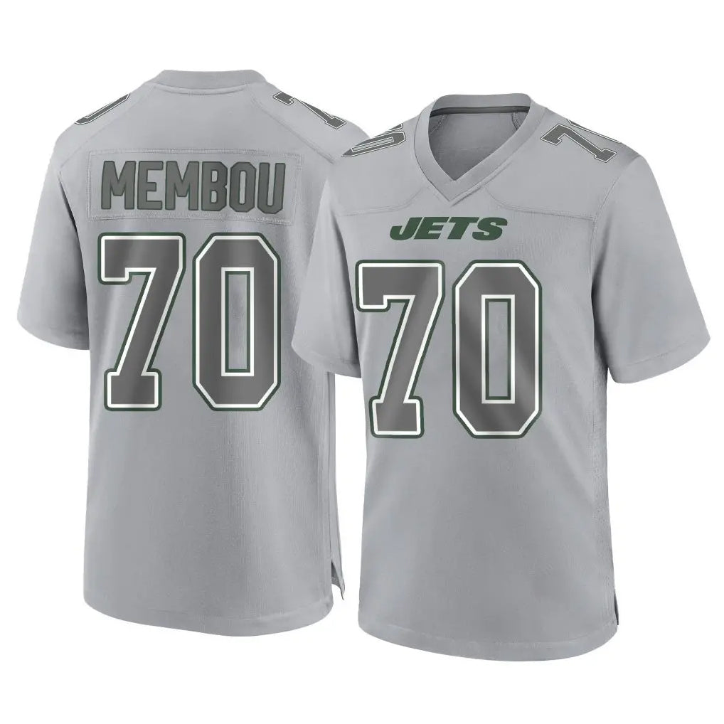 Fenge NY.Jets #70 Armand Membou Player Gray Limited Atmosphere Fashion Home Game Stitched Jerseys