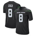 Fenge NY.Jets #8 Andre Cisco Player Stealth Black Home Game Stitched Jerseys
