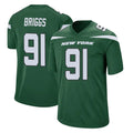 Fenge NY.Jets #91 Jowon Briggs Player Green Home Game Stitched Jerseys