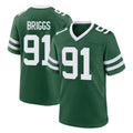 Fenge NY.Jets #91 Jowon Briggs Player Green Legacy Home Game Stitched Jerseys