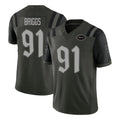 Fenge NY.Jets #91 Jowon Briggs Player Green Limited 2025 Rivalries Collection Home Game Stitched Jerseys