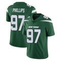 Fenge NY.Jets #97 Harrison Phillips Player Green Limited Vapor Home Game Stitched Jerseys