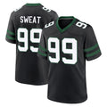 Fenge NY.Jets #99 T'Vondre Sweat Player Black Legacy Home Game Stitched Jerseys