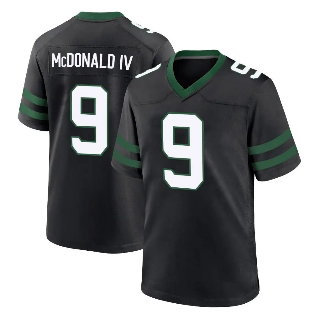 Fenge NY.Jets #9 Will McDonald IV Player Black Legacy Home Game Stitched Jerseys