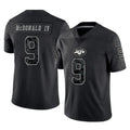 Fenge NY.Jets #9 Will McDonald IV Player Stealth Black Limited Reflective Home Game Stitched Jerseys