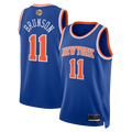 Fenge NY.Knicks #11 Jalen Brunson  Blue 2026  Finals Patch Swingman Jerseys - Icon Edition