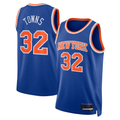 Fenge NY.Knicks #32 Karl-Anthony Towns Blue Swingman Jerseys - Icon Edition