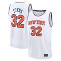 Fenge NY.Knicks #32 Karl-Anthony Towns  White Fast Break Replica Player Jerseys - Association Edition
