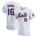 Fenge NY.Mets #16 Dwight Gooden Player White Home Limited Elite Stitched Jerseys
