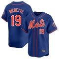 Fenge NY.Mets #19 Bo Bichette Player Royal Home Limited Stitched Jerseys