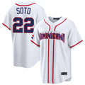 Fenge NY.Mets #22 Juan Soto Player White 2026 World Classic Home Limited Stitched Jerseys