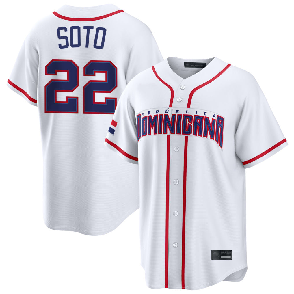 Fenge NY.Mets #22 Juan Soto Player White 2026 World Classic Home Limited Stitched Jerseys