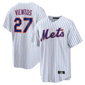 Fenge NY.Mets #27 Mark Vientos Player White Home Game Stitched Jerseys