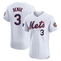 Fenge NY.Mets #3 Carson Benge Player White Home Limited Elite Stitched Jerseys