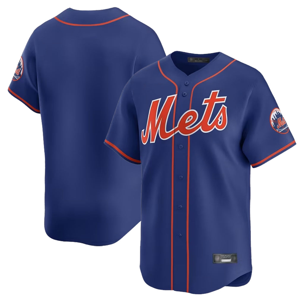 Fenge NY.Mets Blank Player Royal Home Limited Stitched Jerseys