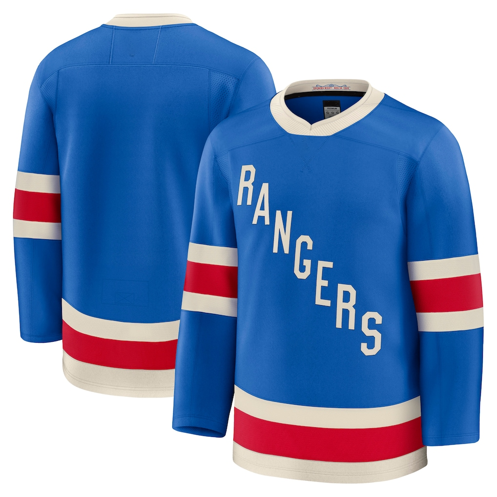 Fenge NY.Rangers Blue Centennial Premium Jerseys