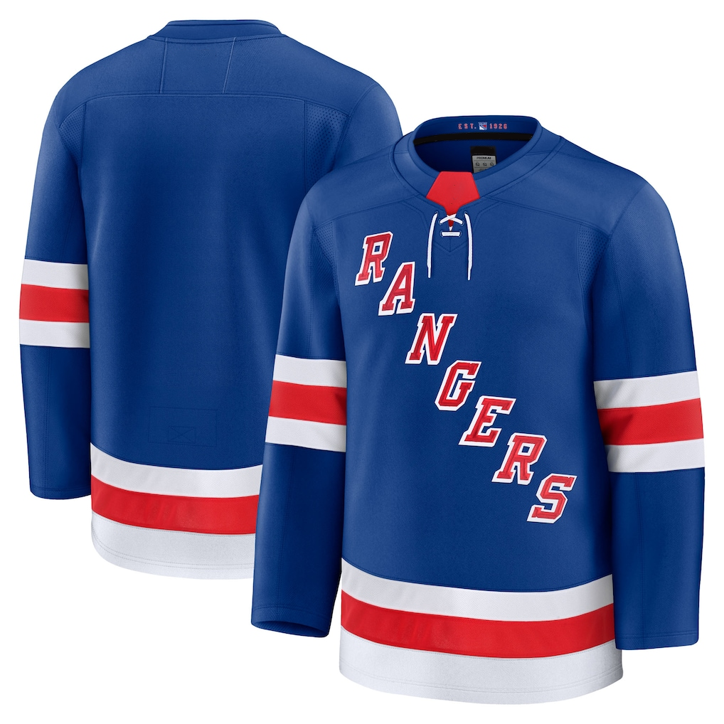 Fenge NY.Rangers Blue Home Premium Jerseys