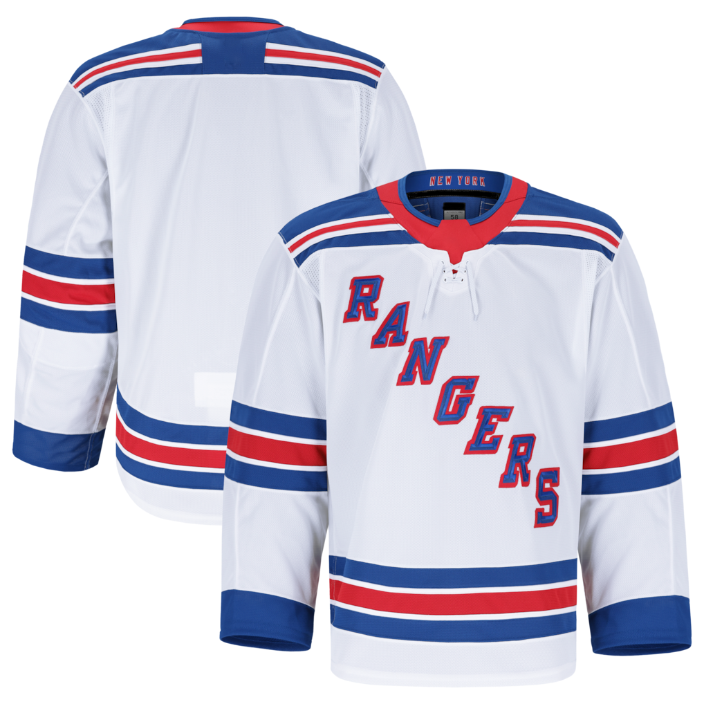 Fenge NY.Rangers White Away Authentic Pro Jerseys