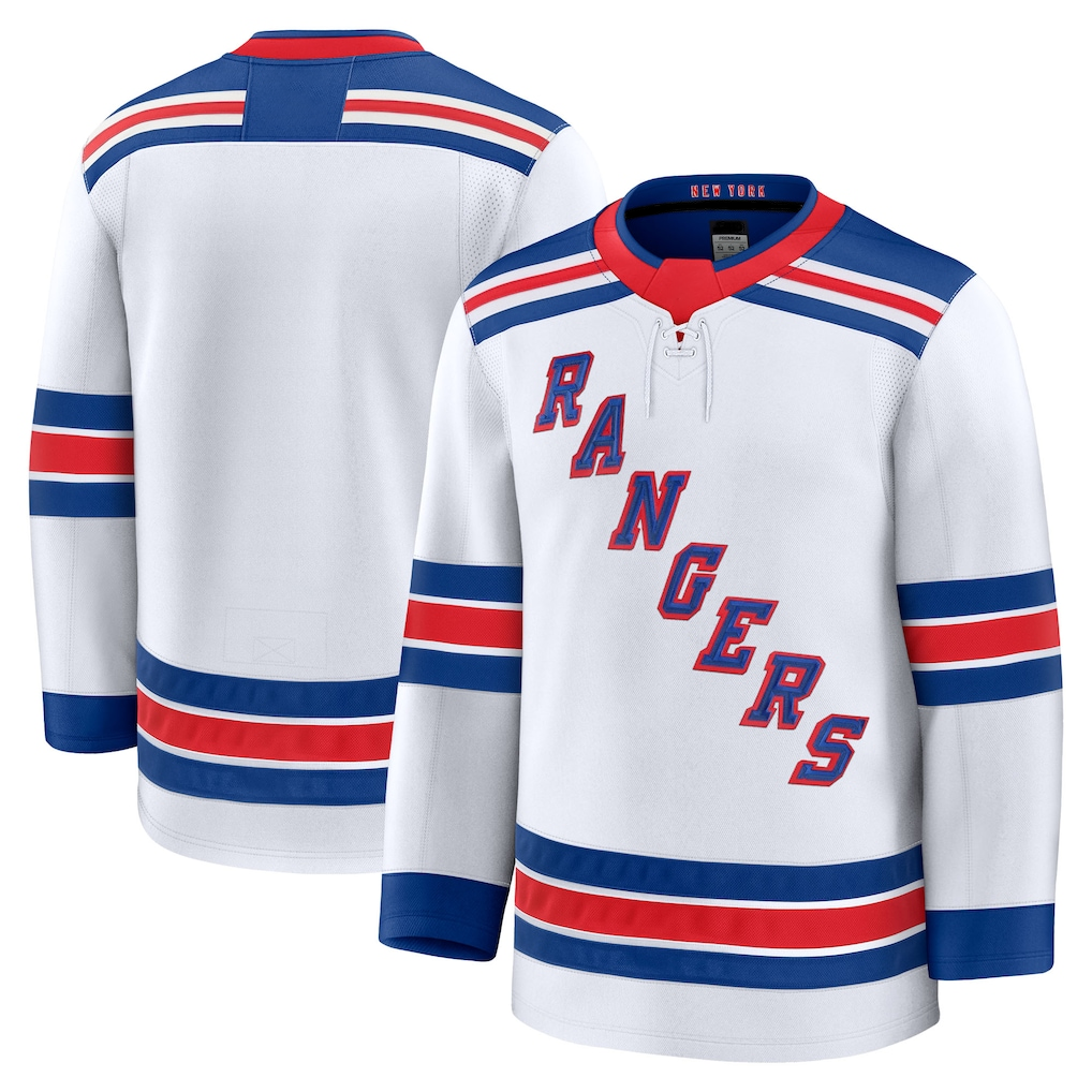 Fenge NY.Rangers White Away Premium Jerseys