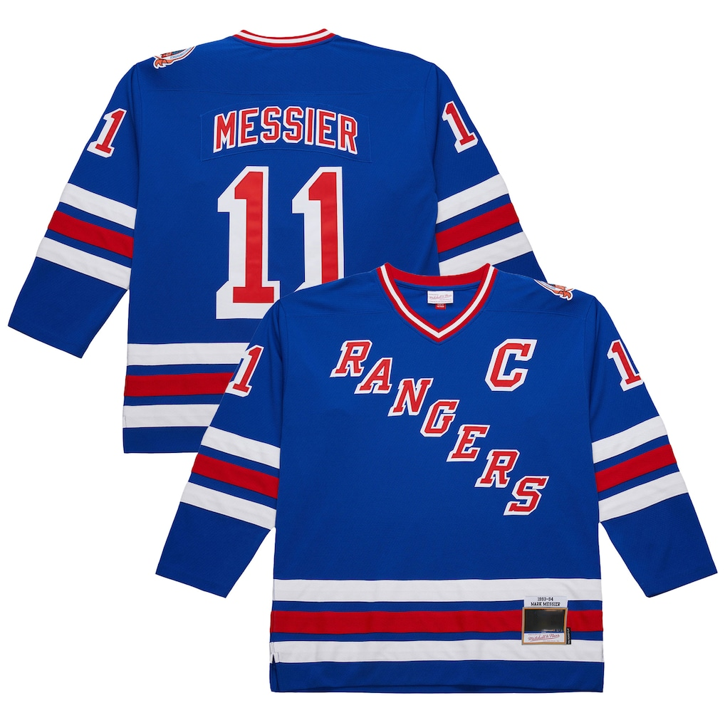 Fenge NY.Rangers #11 Mark Messier Royal 1993-94 Power Play Jerseys