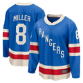 Fenge NY.Rangers #8 J.T. Miller Blue Centennial Breakaway Jerseys