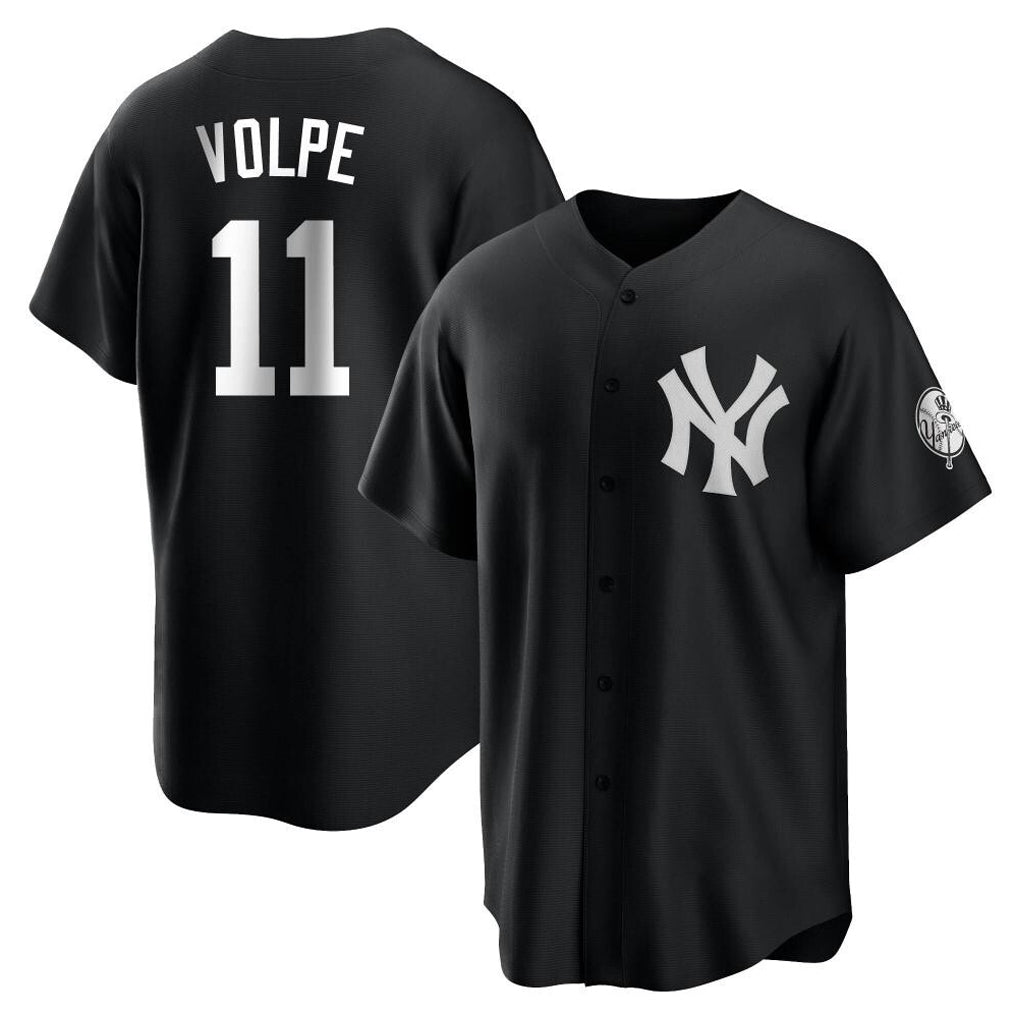 Fenge NY.Yankees #11 Anthony Volpe Player Black Game Stitched Jerseys
