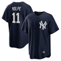 Fenge NY.Yankees #11 Anthony Volpe Player Navy Game Stitched Jerseys