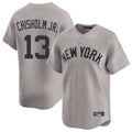 Fenge NY.Yankees #13 Jazz Chisholm Jr Player Gray Limited Home Stitched Jerseys