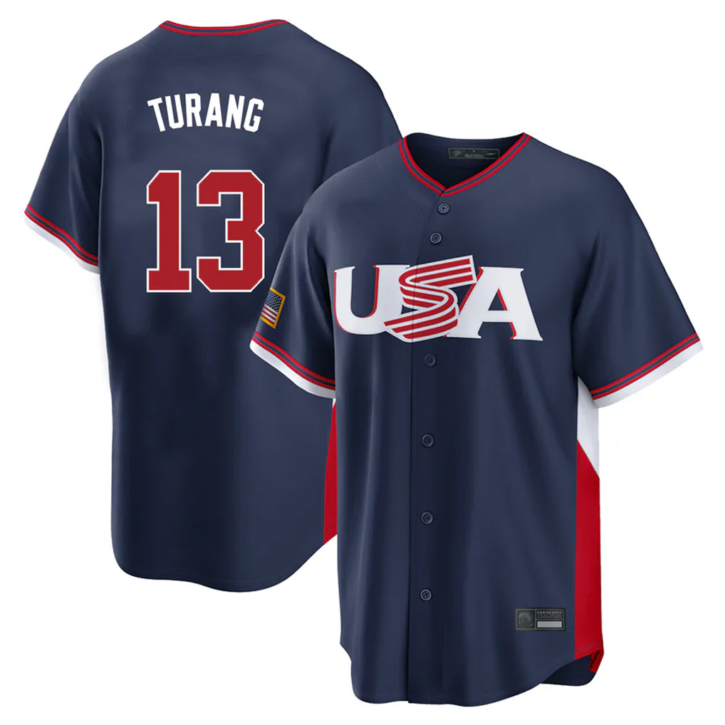 Fenge NY.Yankees #13 Jazz Chisholm Jr Player Navy USA 2026 World Classic Limited Game Stitched Jerseys