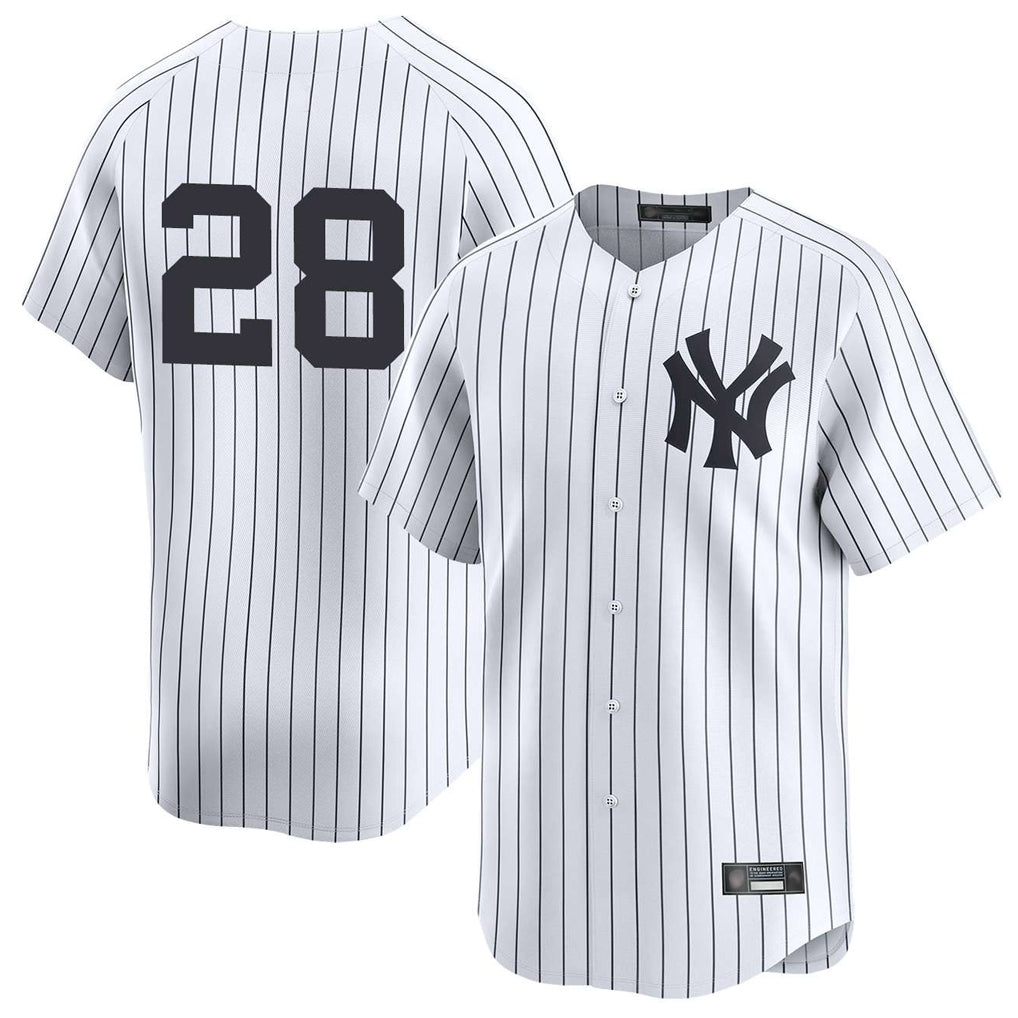 Fenge NY.Yankees NY.Yankees #28 Austin Wells Player White Limited Stitched Jerseys