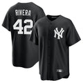 Fenge NY.Yankees #42 Mariano Rivera Player Black Game Stitched Jerseys