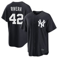 Fenge NY.Yankees #42 Mariano Rivera Player Navy Game Home Stitched Jerseys