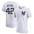 Fenge NY.Yankees #42 Mariano Rivera Player White Limited Elite Home Stitched Jerseys