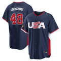 Fenge NY.Yankees #48 Paul Goldschmidt Player Navy USA 2026 World Classic Limited Game Stitched Jerseys