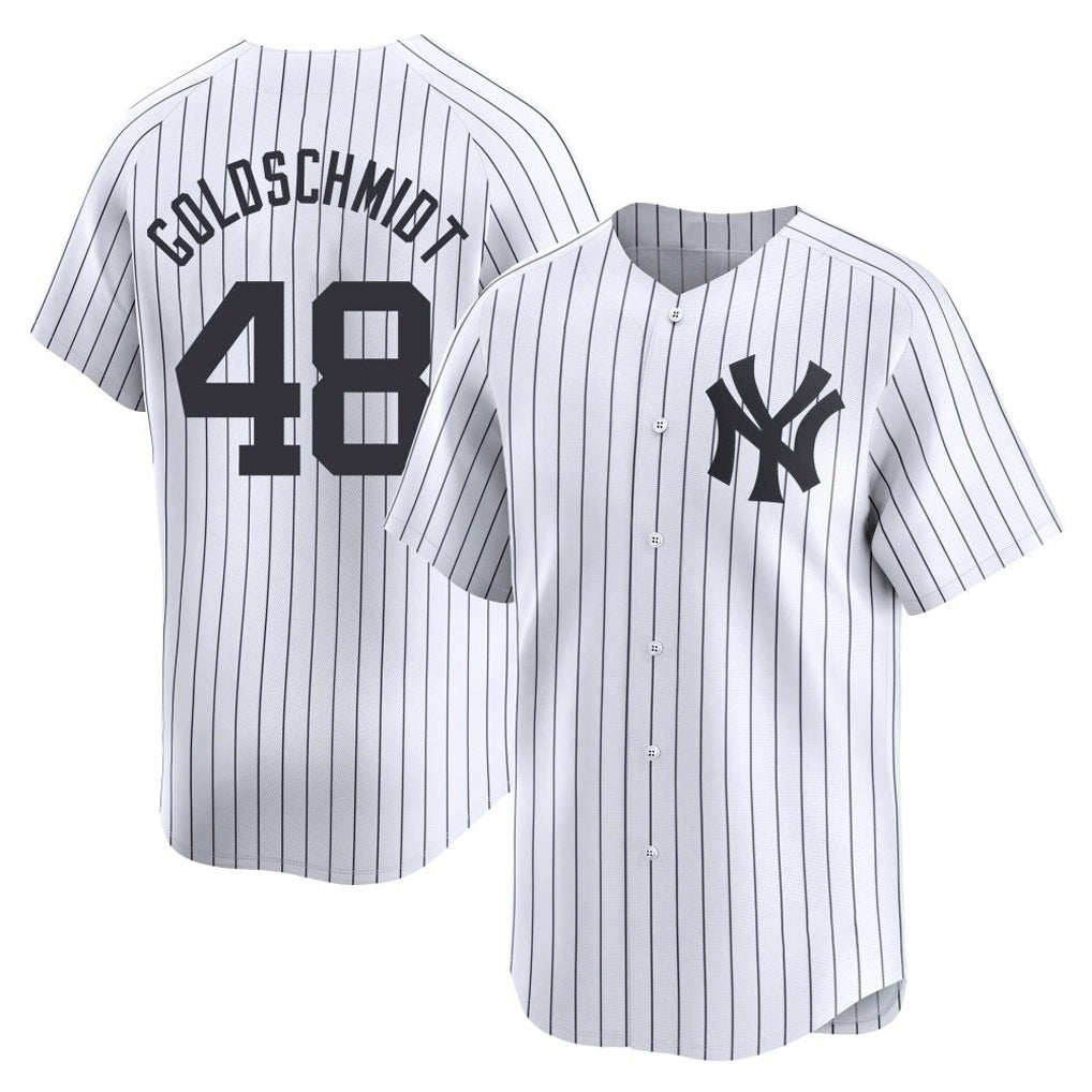 Fenge NY.Yankees #48 Paul Goldschmidt Player White Limited Stitched Jerseys