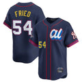 Fenge NY.Yankees #54 Max Fried Player Navy All Star Limited Home Stitched Jerseys