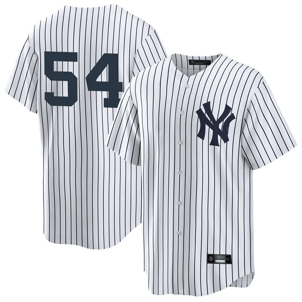 Fenge NY.Yankees #54 Max Fried Player White Game Home Stitched Jerseys