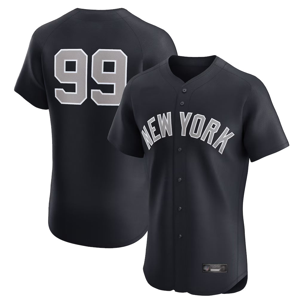Fenge NY.Yankees #99 Aaron Judge Player Navy  Home Limited Elite Game Stitched Jerseys