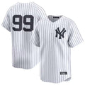 Fenge NY.Yankees #99 Aaron Judge Player White Limited Home Stitched Jerseys