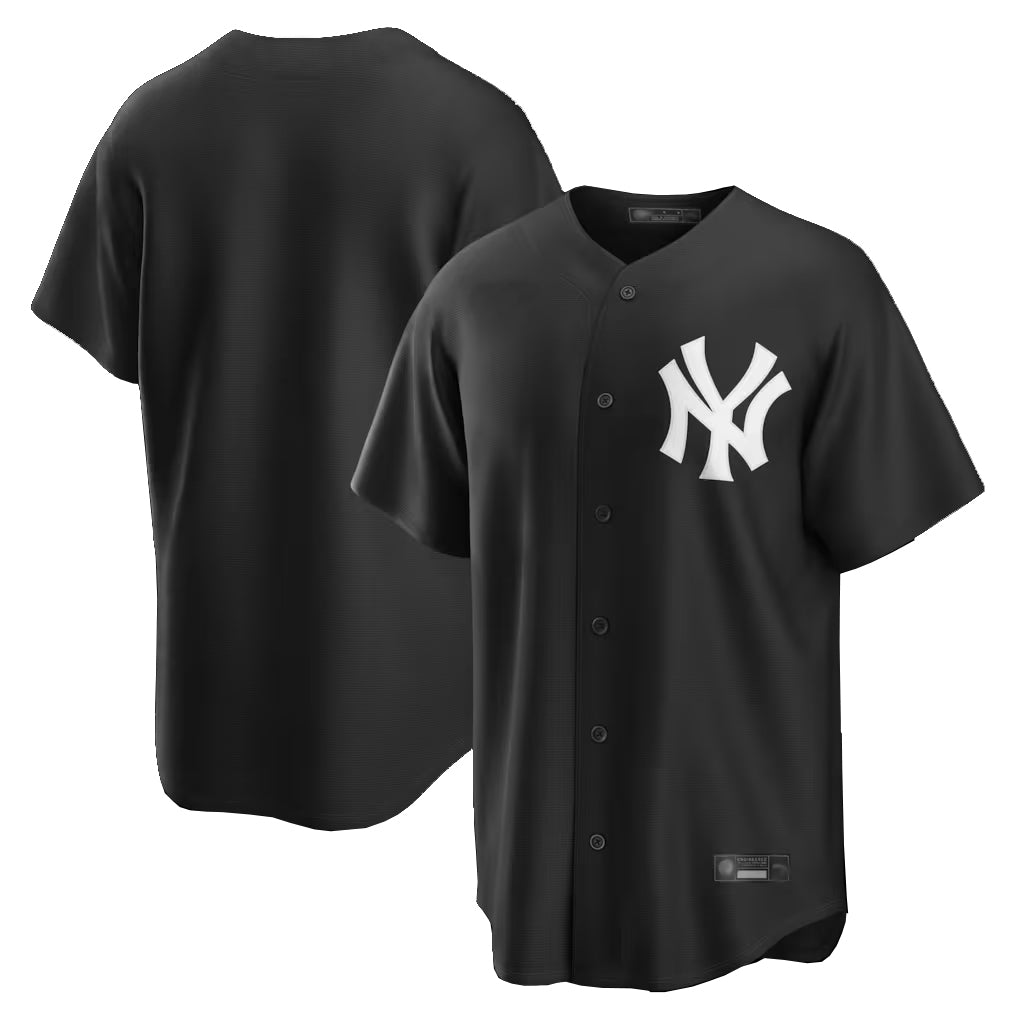 Fenge NY.Yankees Blank Player Black Game Stitched Jerseys