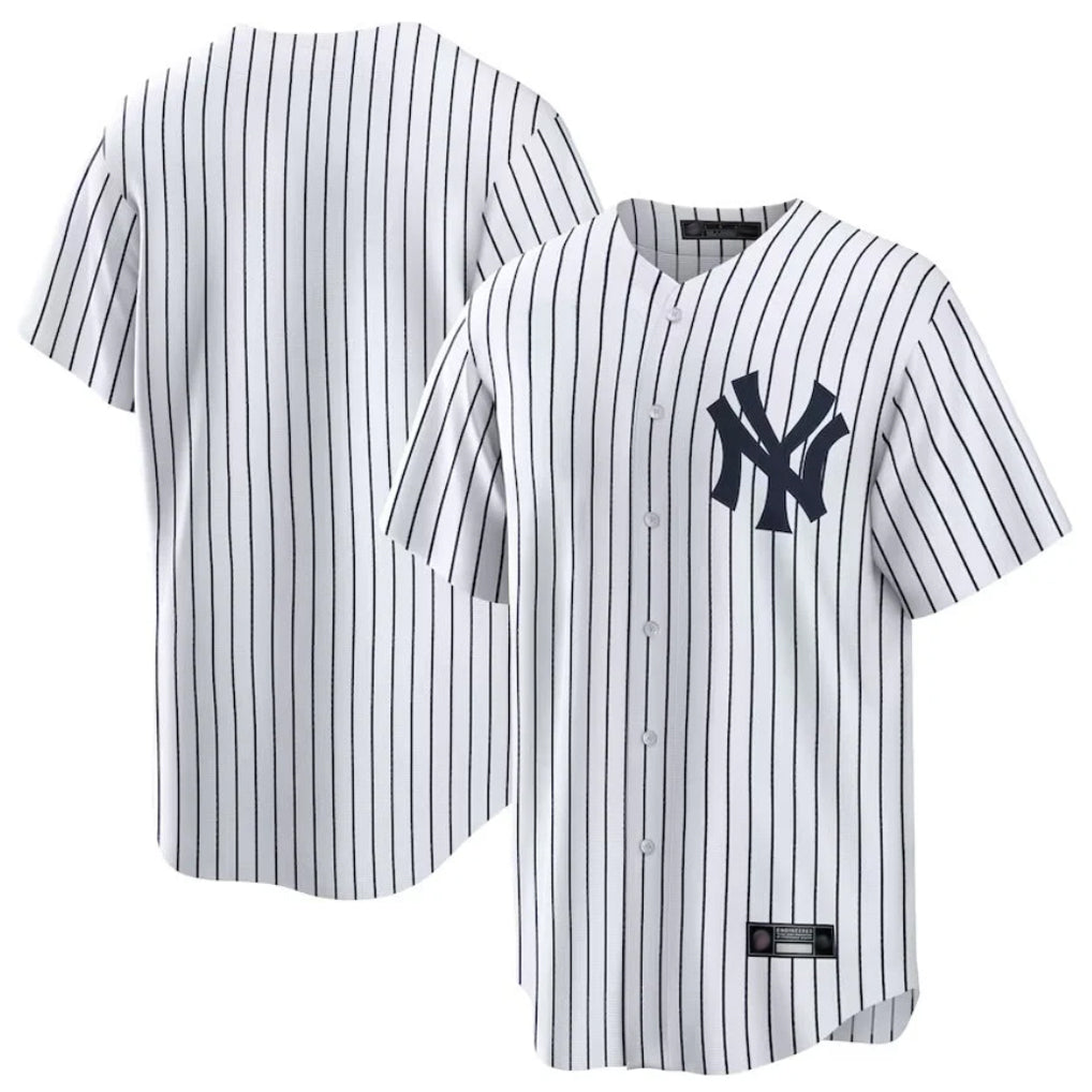 Fenge NY.Yankees Blank Player White Game Stitched Jerseys
