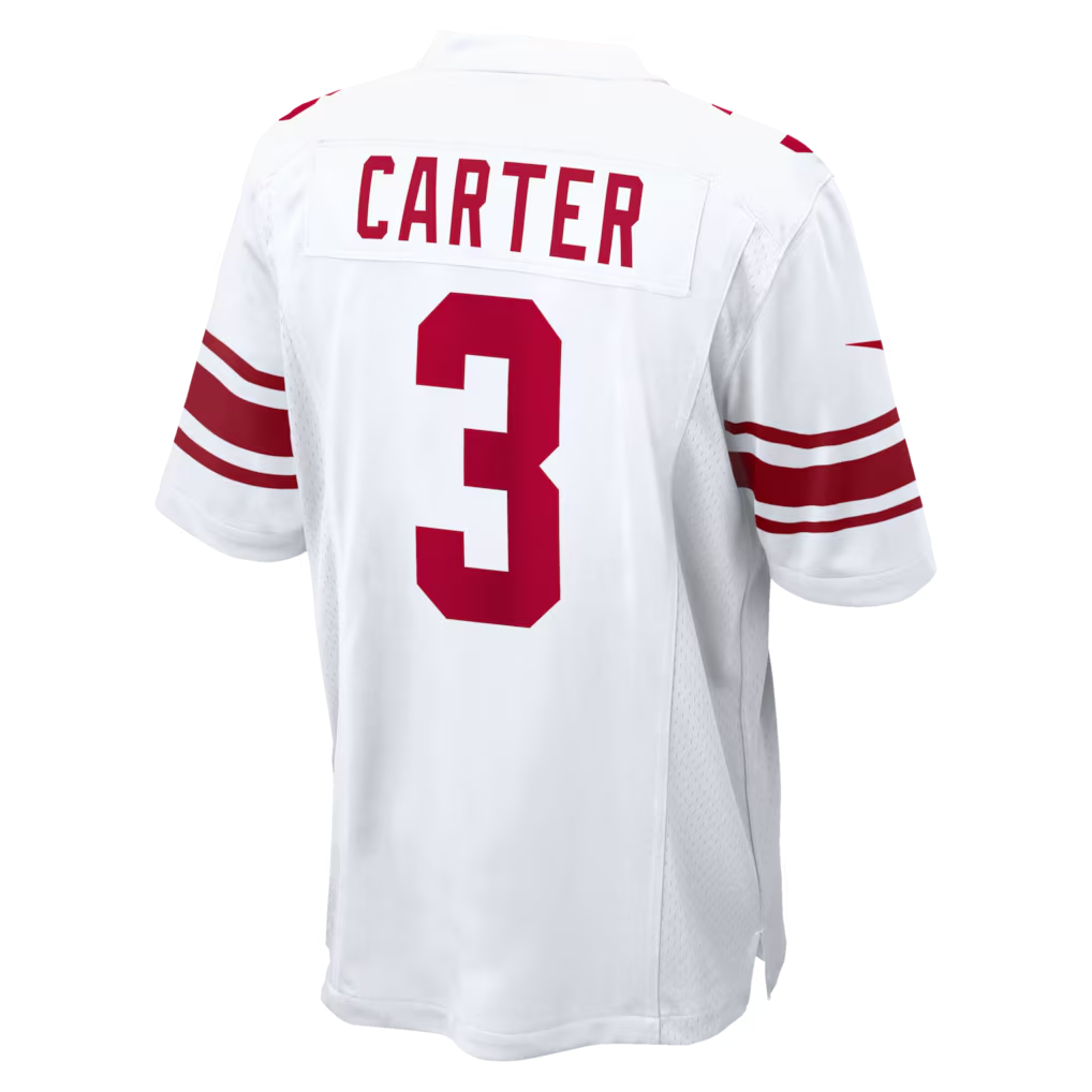 Fenge NY.ork #3 Giants Abdul Carter  White Game Stitched Jerseys