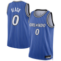 Fenge O.Magic #0 Anthony Black Blue Swingman Player Jerseys - Icon Edition