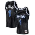 Fenge O.Magic #1 Tracy McGrady Mitchell & Ness Black Hardwood Classics Swingman Jerseys