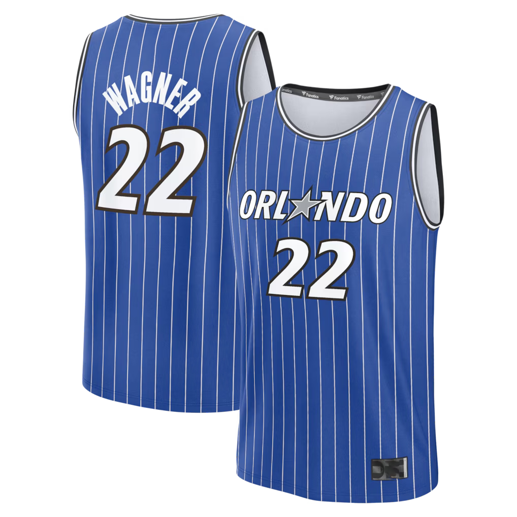 Fenge O.Magic #22 Franz Wagner Blue Fast Break Replica Player Jerseys - Icon Edition